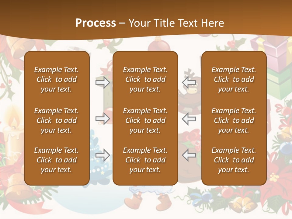 Red Design Gift PowerPoint Template