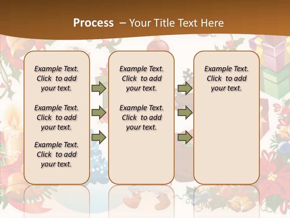 Red Design Gift PowerPoint Template