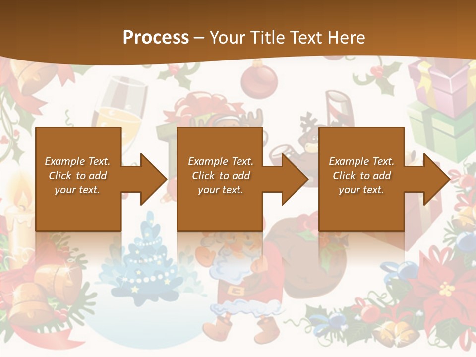 Red Design Gift PowerPoint Template