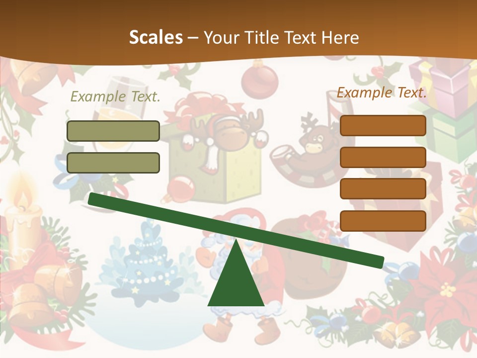 Red Design Gift PowerPoint Template