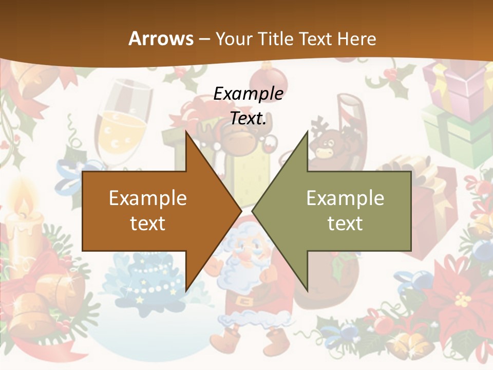 Red Design Gift PowerPoint Template