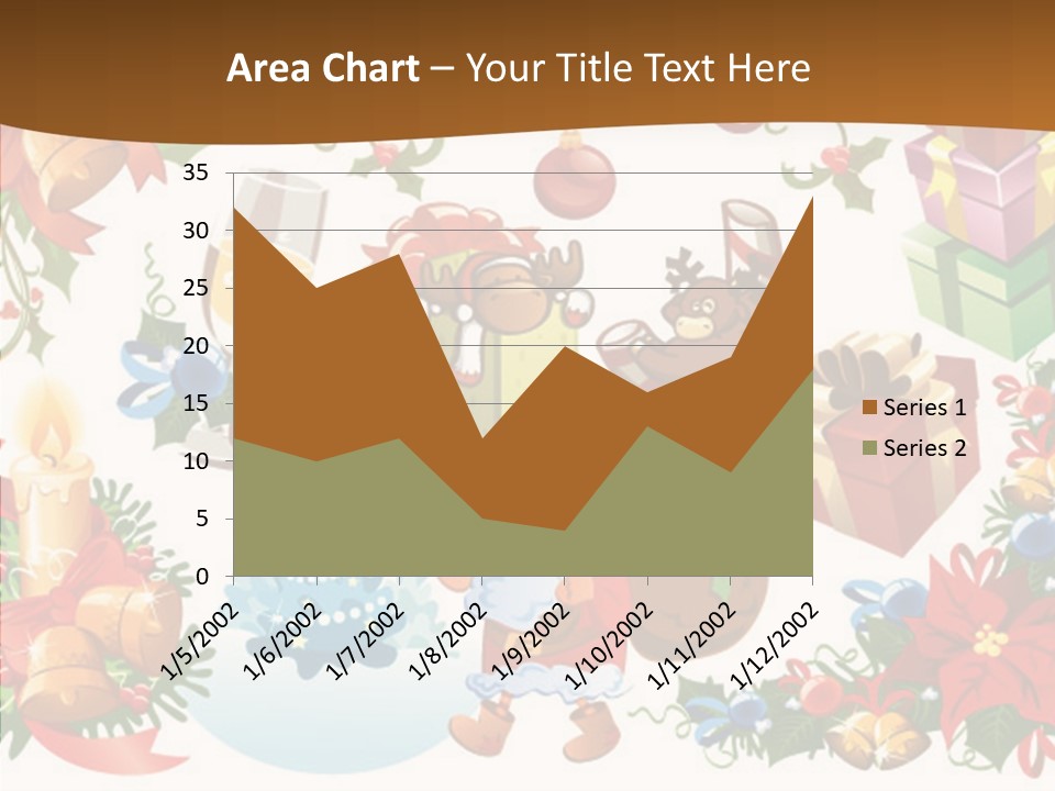 Red Design Gift PowerPoint Template