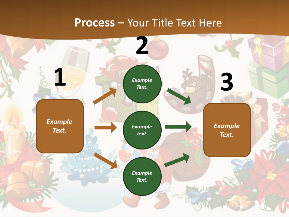 Red Design Gift PowerPoint Template