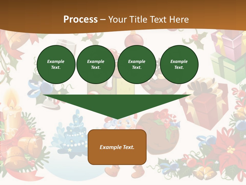 Red Design Gift PowerPoint Template