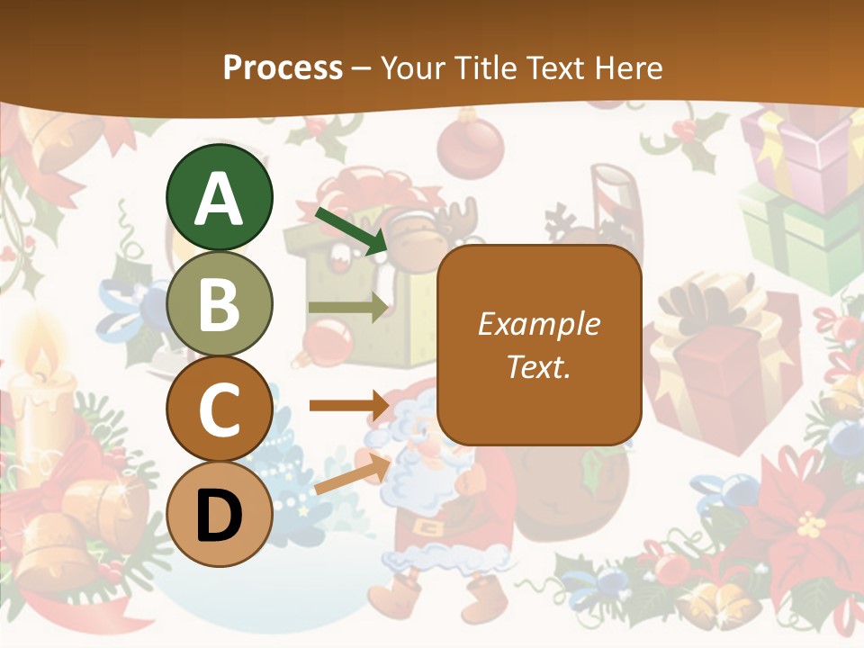 Red Design Gift PowerPoint Template