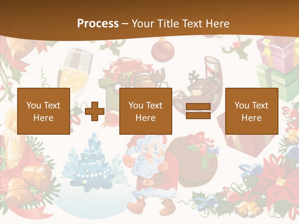 Red Design Gift PowerPoint Template