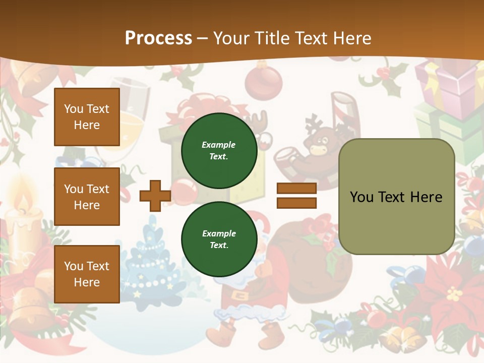 Red Design Gift PowerPoint Template