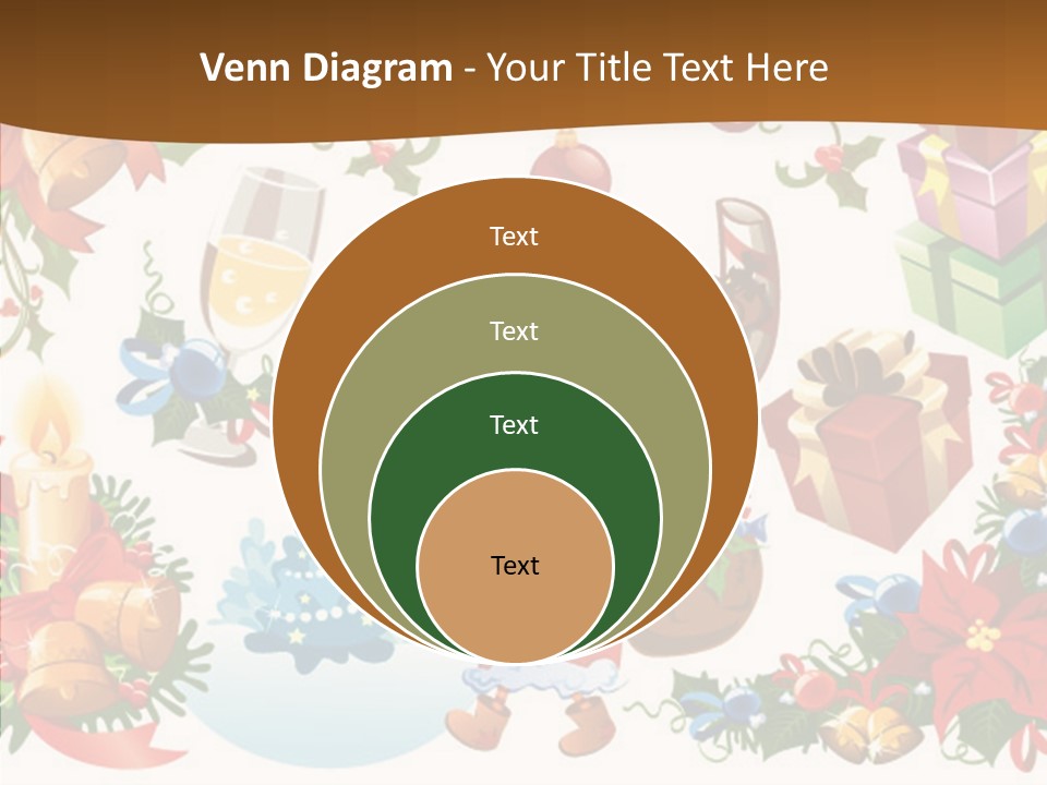 Red Design Gift PowerPoint Template
