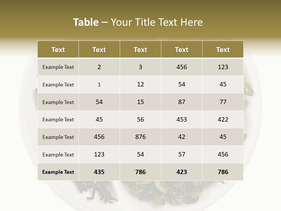 Shape Ingredient China PowerPoint Template