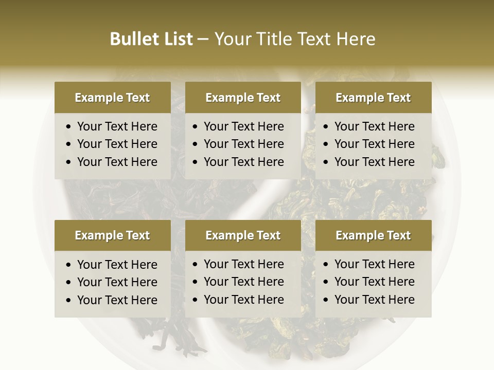 Shape Ingredient China PowerPoint Template