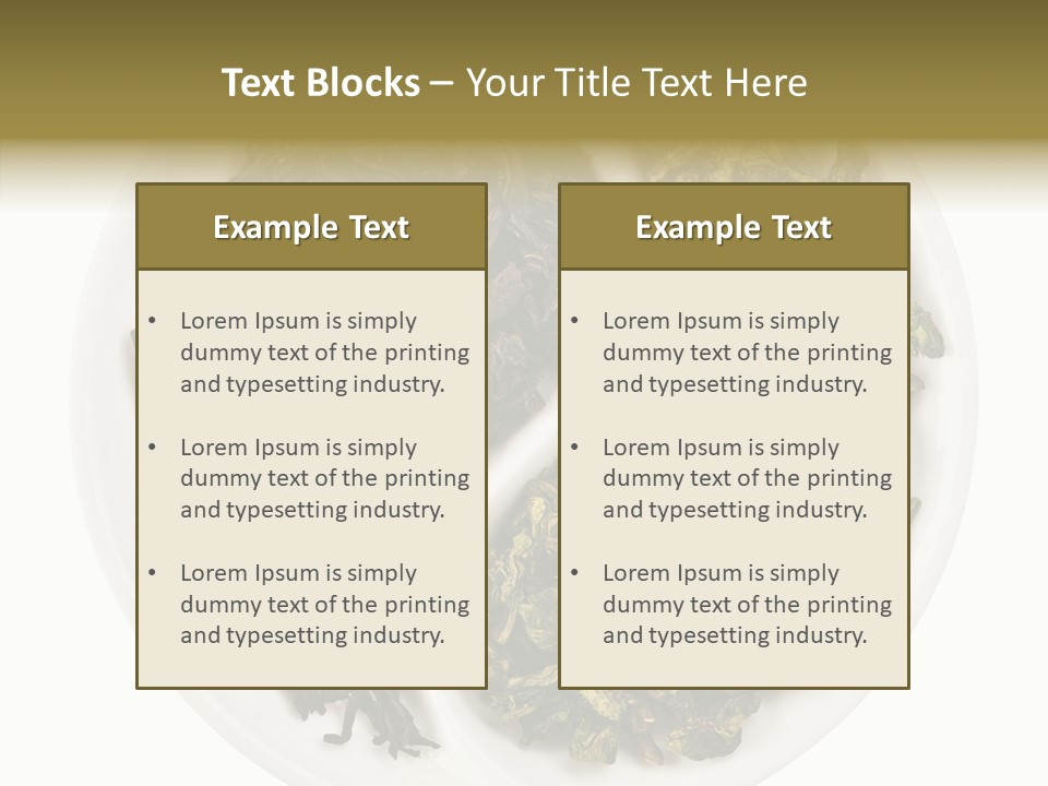 Shape Ingredient China PowerPoint Template