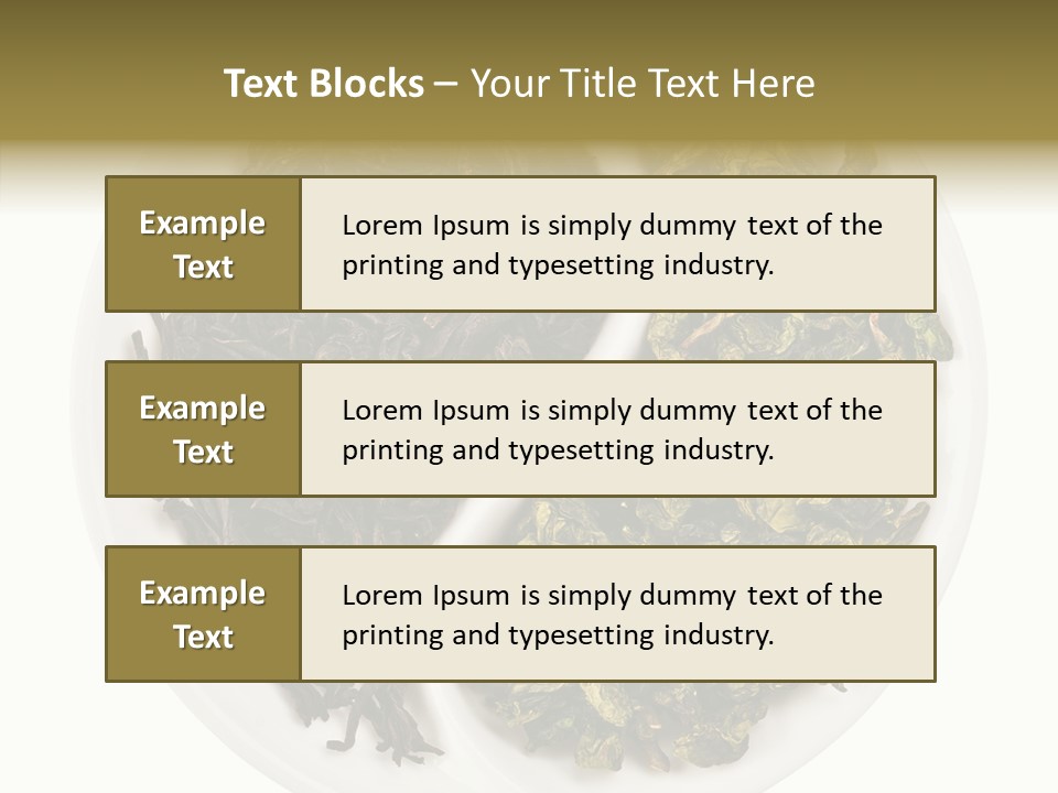 Shape Ingredient China PowerPoint Template