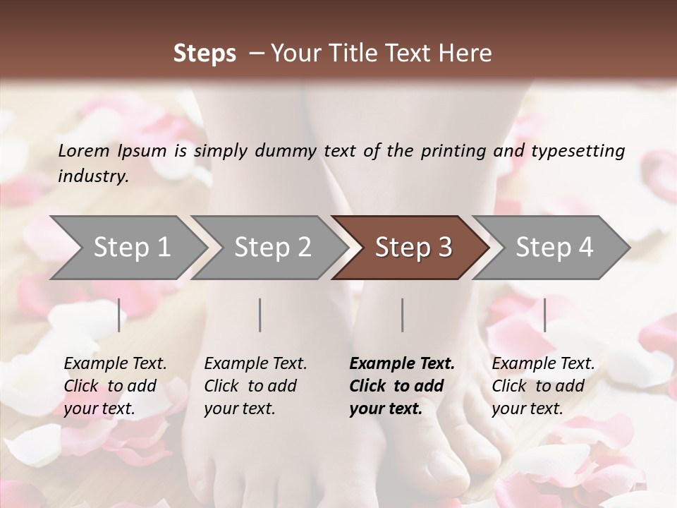 Bath Soft Beauty PowerPoint Template