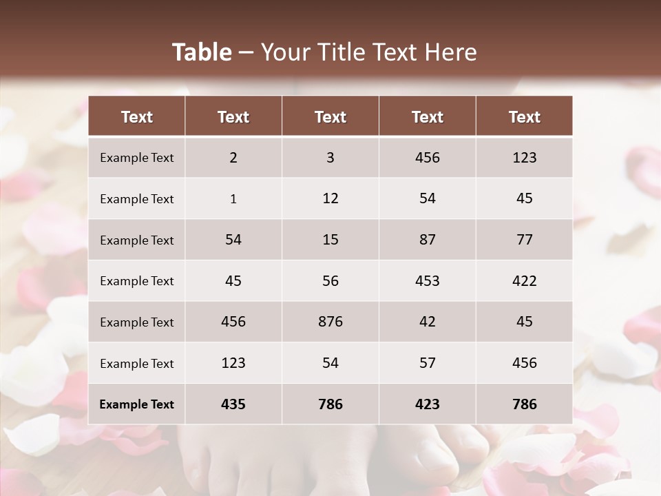 Bath Soft Beauty PowerPoint Template