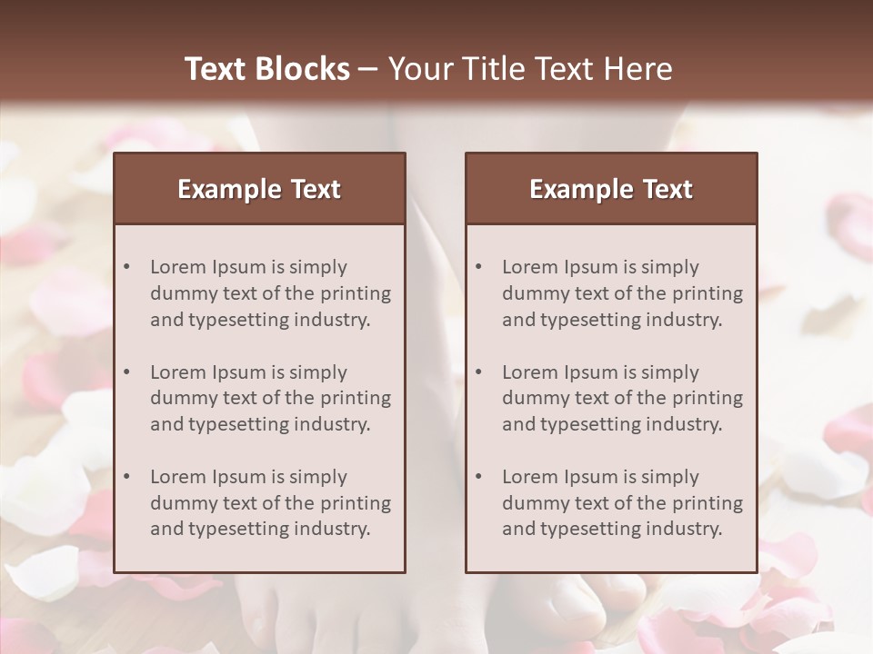 Bath Soft Beauty PowerPoint Template