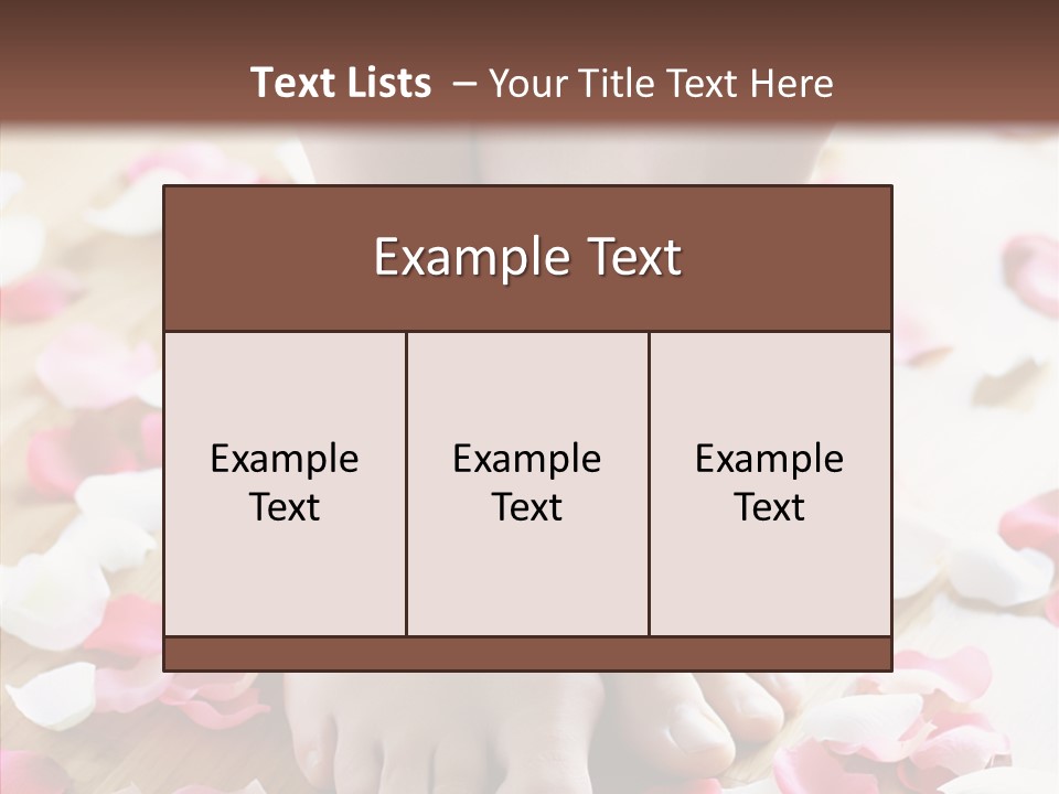 Bath Soft Beauty PowerPoint Template