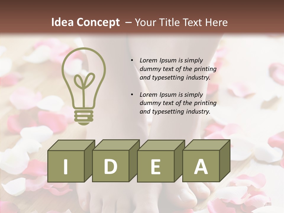 Bath Soft Beauty PowerPoint Template