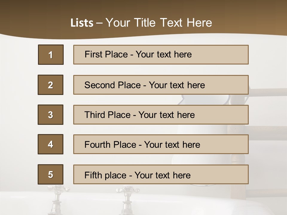 White Old Water PowerPoint Template