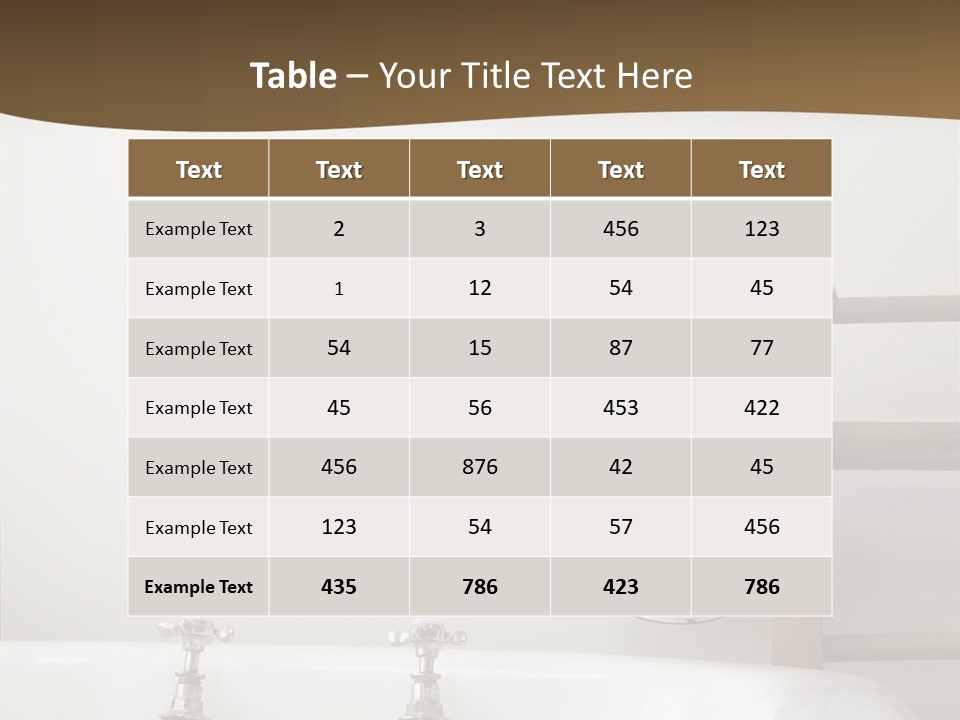 White Old Water PowerPoint Template