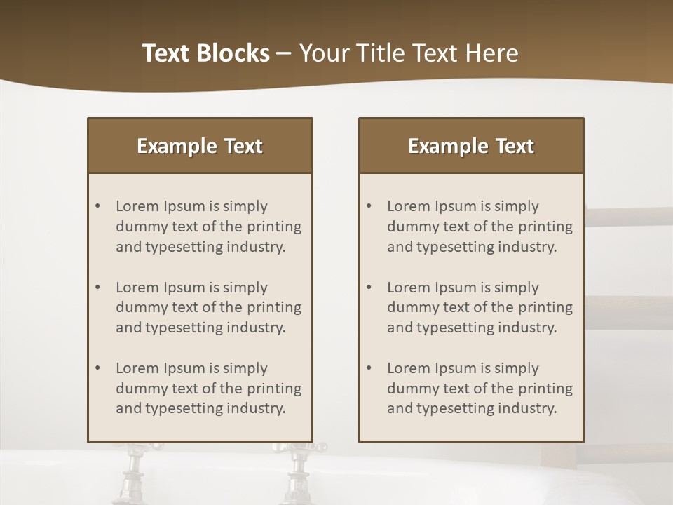 White Old Water PowerPoint Template