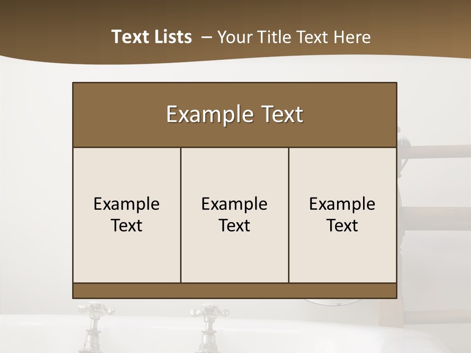 White Old Water PowerPoint Template