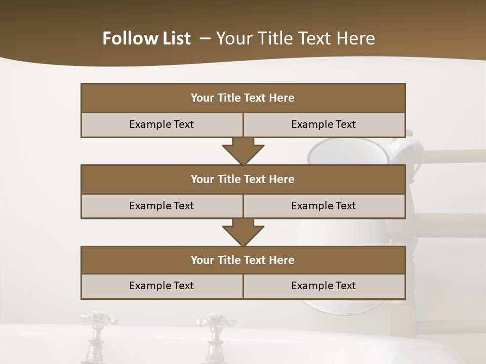 White Old Water PowerPoint Template