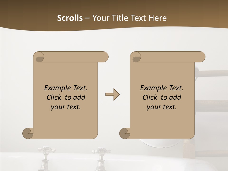 White Old Water PowerPoint Template