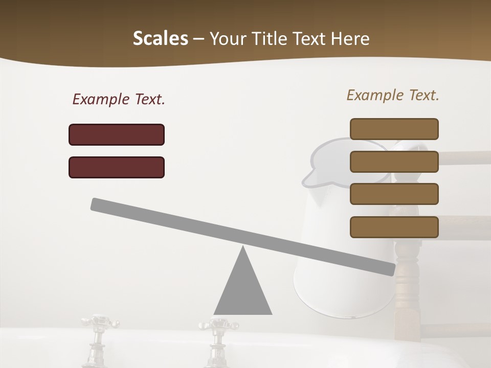 White Old Water PowerPoint Template