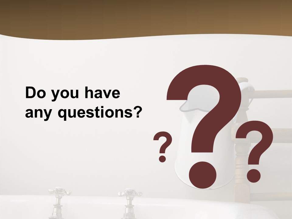 White Old Water PowerPoint Template