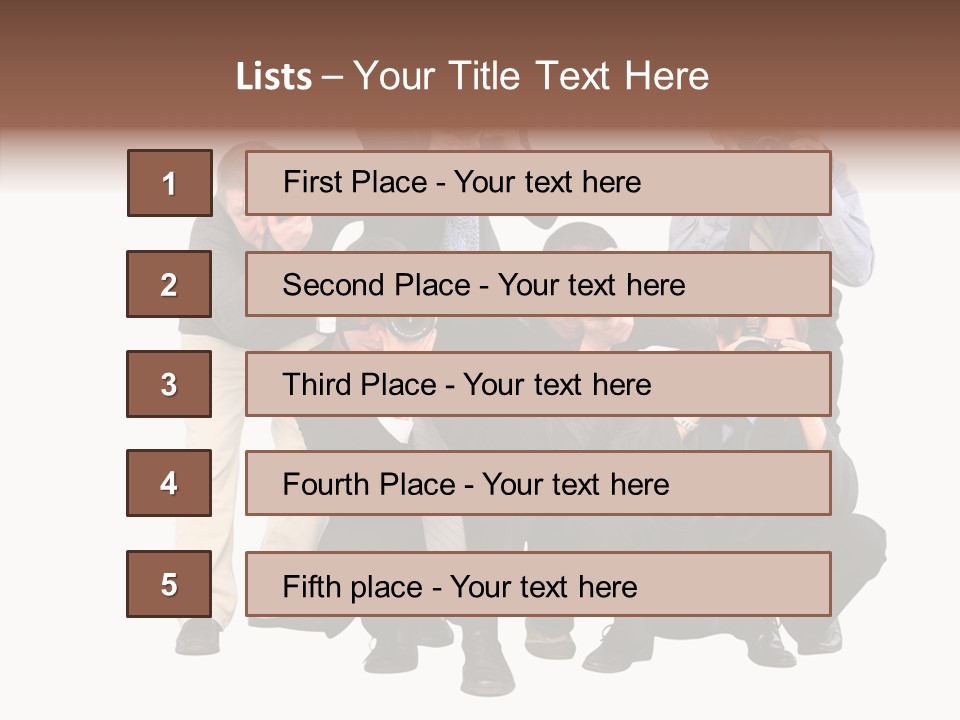 Media Occupation Concentration PowerPoint Template