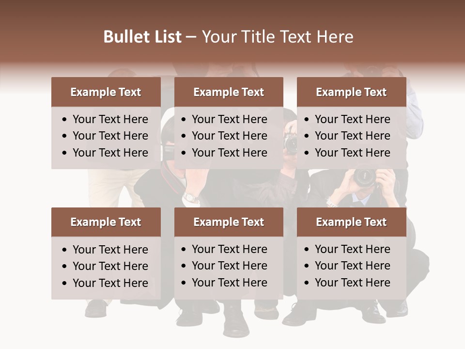 Media Occupation Concentration PowerPoint Template
