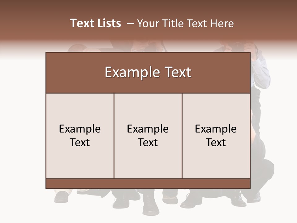 Media Occupation Concentration PowerPoint Template