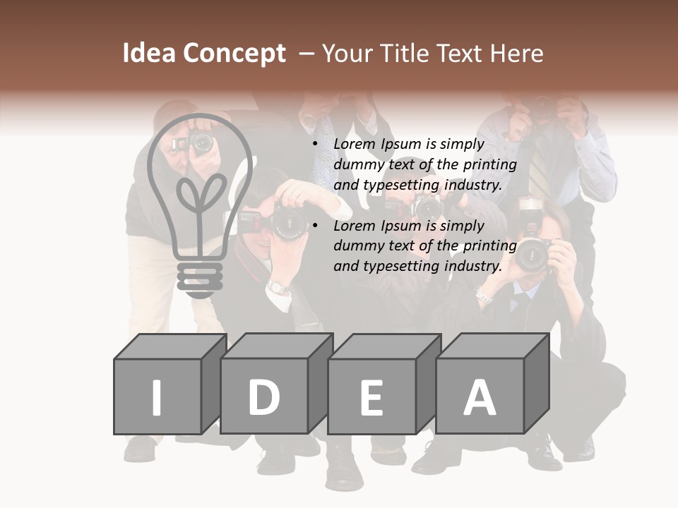 Media Occupation Concentration PowerPoint Template