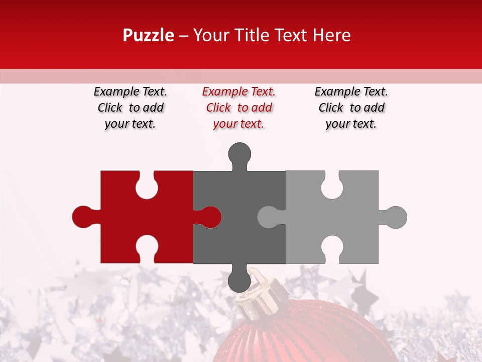 Newyear Balls Star PowerPoint Template