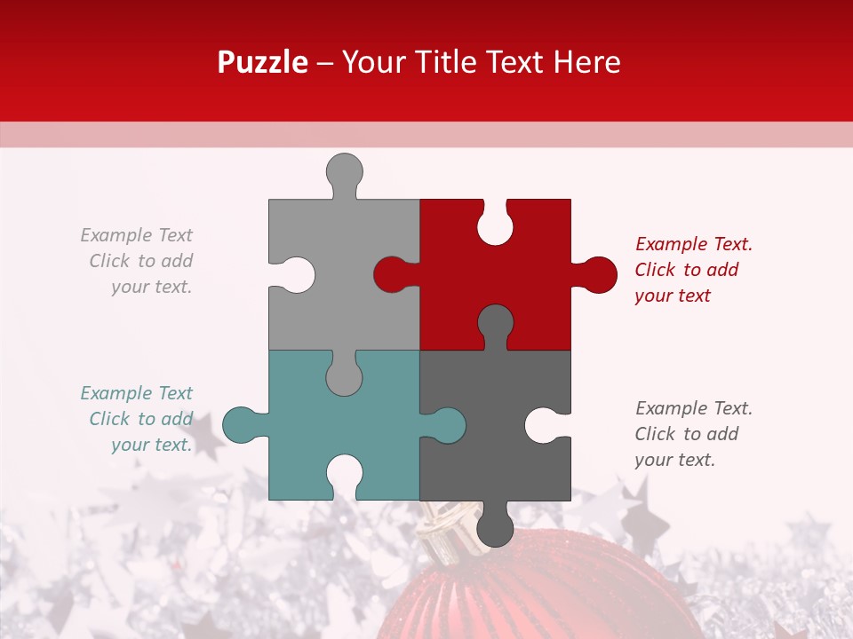 Newyear Balls Star PowerPoint Template