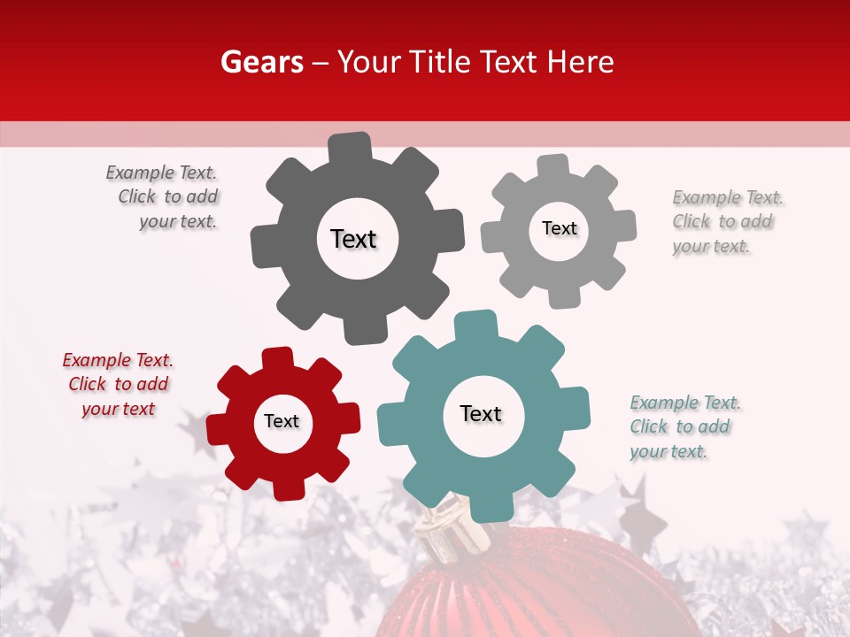 Newyear Balls Star PowerPoint Template