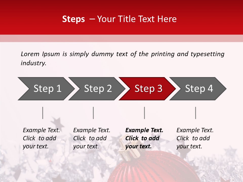 Newyear Balls Star PowerPoint Template