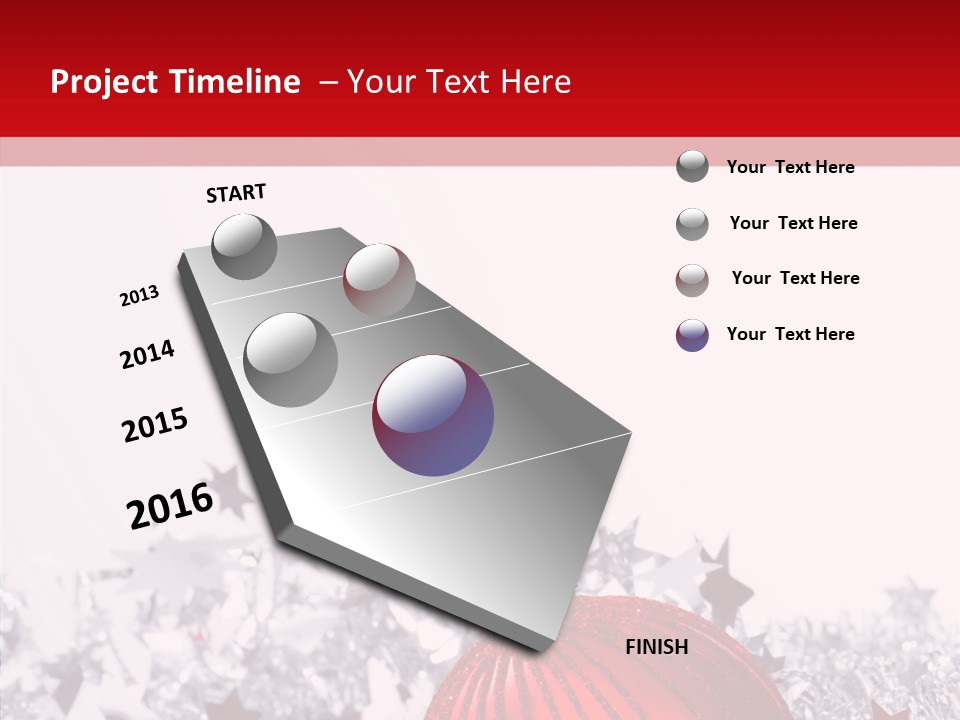 Newyear Balls Star PowerPoint Template