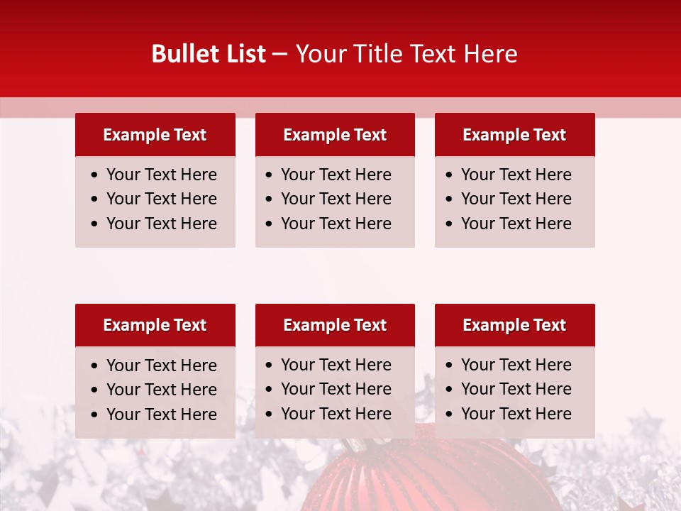 Newyear Balls Star PowerPoint Template