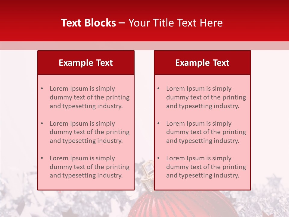 Newyear Balls Star PowerPoint Template