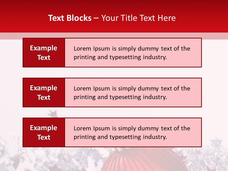 Newyear Balls Star PowerPoint Template