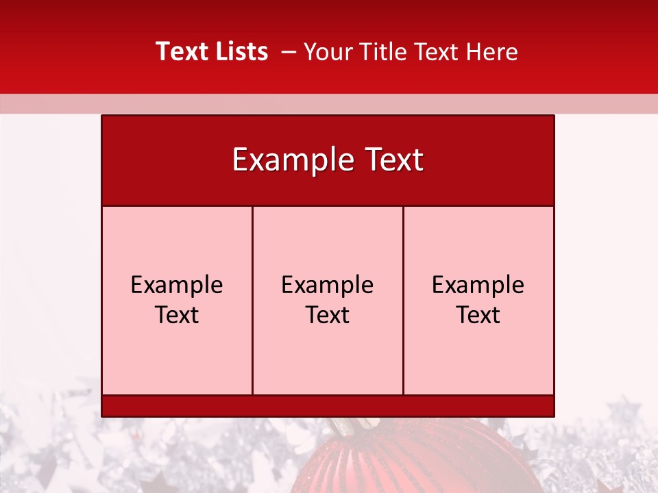 Newyear Balls Star PowerPoint Template
