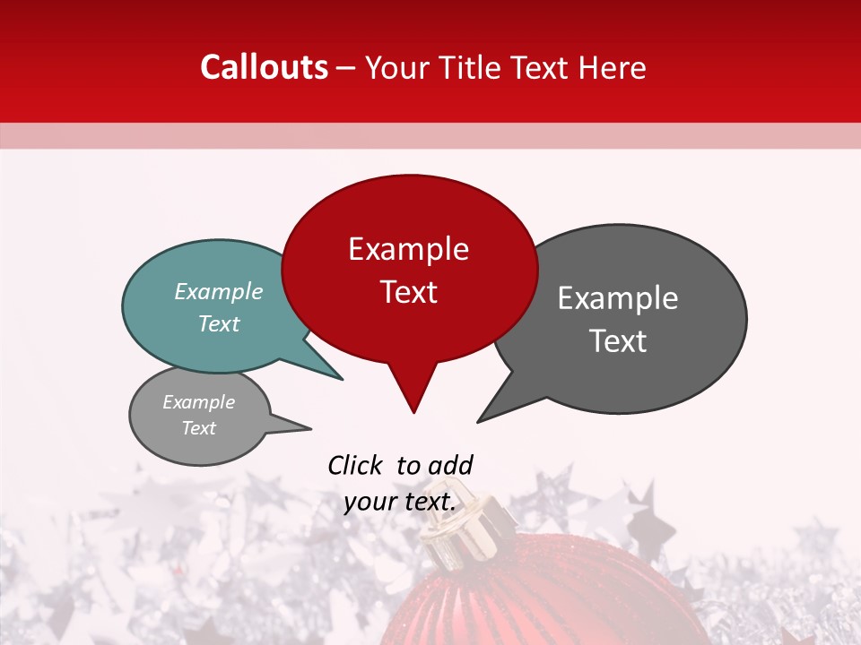 Newyear Balls Star PowerPoint Template