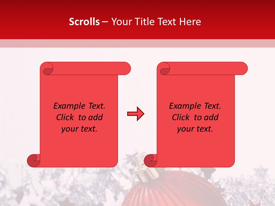 Newyear Balls Star PowerPoint Template