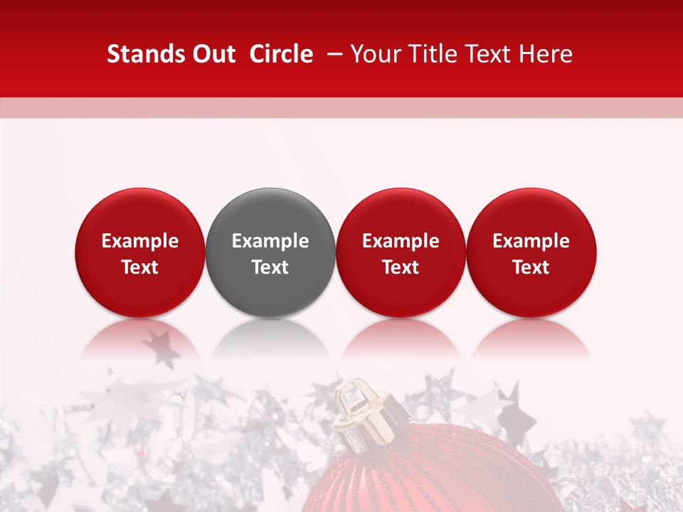 Newyear Balls Star PowerPoint Template