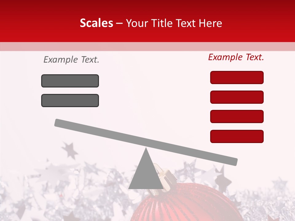 Newyear Balls Star PowerPoint Template