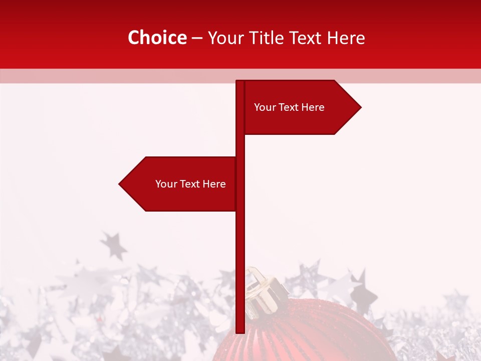 Newyear Balls Star PowerPoint Template