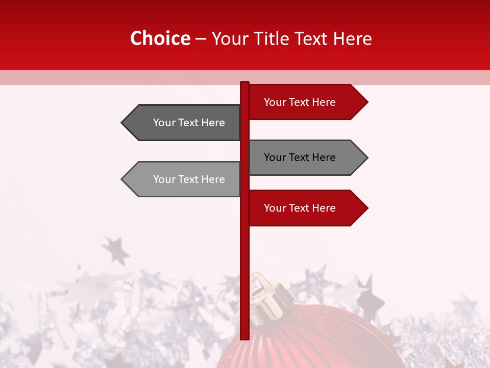 Newyear Balls Star PowerPoint Template