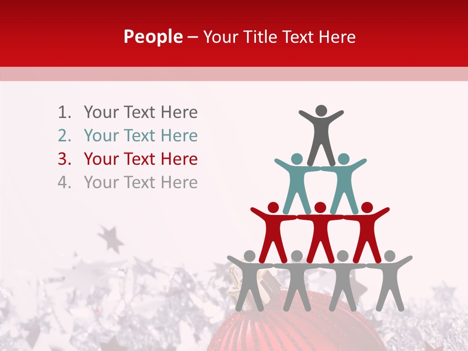 Newyear Balls Star PowerPoint Template