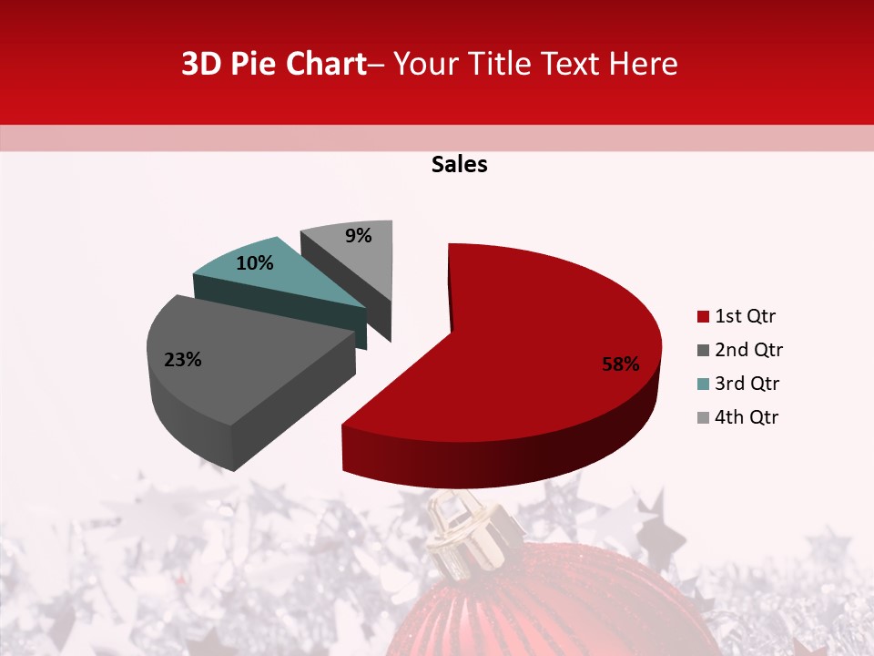 Newyear Balls Star PowerPoint Template
